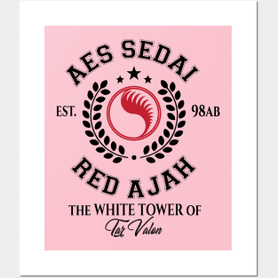 red ajah school aes sedai Posters and Art